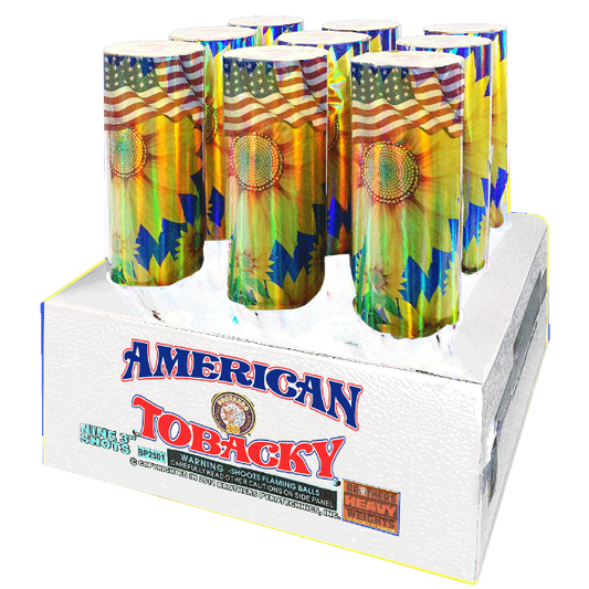 Torta Aérea XL de 9 Disparos American Tobacky