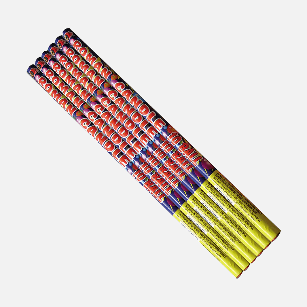10-Shot Roman Candle (6-Pack)