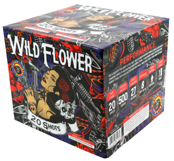 Tarta aérea XL "Wild Flower" de 20 disparos