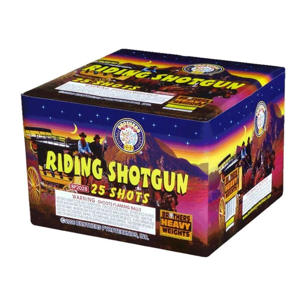 Riding Shotgun 25-Shot XL Aerial Cake
