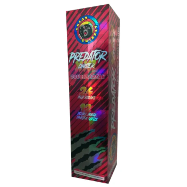 Predator Double Break 24 Proyectiles de Mortero de 6 pulg. de 2 Tiros
