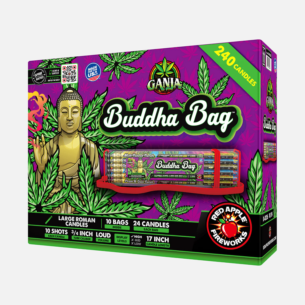 Buddha™ Bag 10 Shots Standard Roman Candles