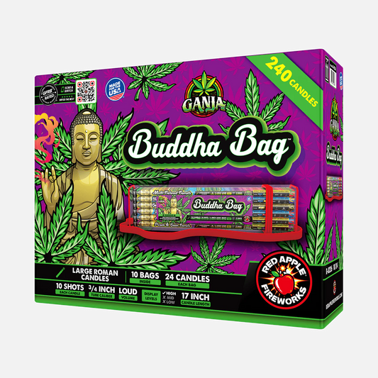 Buddha™ Bag 10 Shots Standard Roman Candles