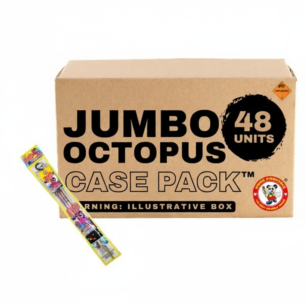 Bengalas Pulpo Jumbo (1-Paquete) Bengala | Caja™ 48/1
