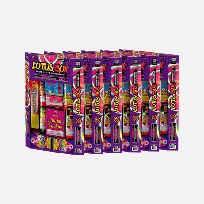 Lotes de Muestras de Fuegos Artificiales Lotus Box™®