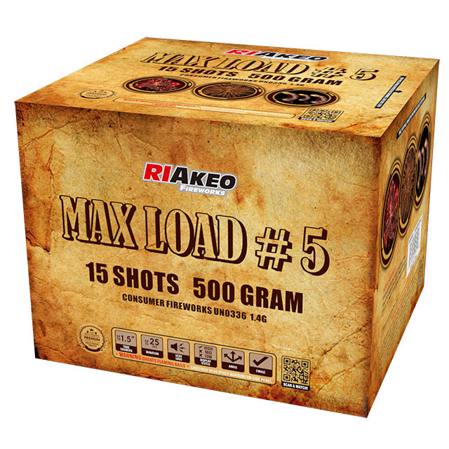 Max Load #5 15-Shot XL Aerial Cake