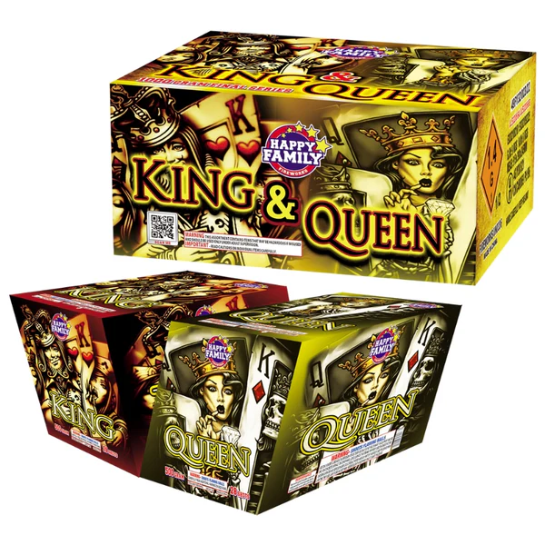 King & Queen 56-Shot XL Aerial Cake