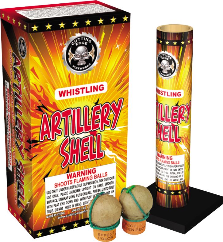Bolas de artillería silbadoras de 6 tiros