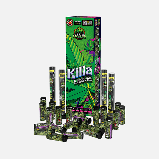 Ganja® Killa 24 Shot 6-Inch XXL™ Canister Shells