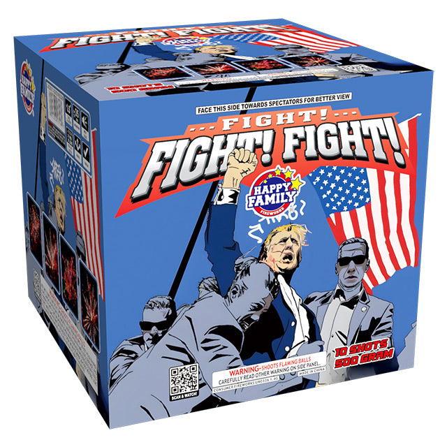 Fight! Fight! Fight! 10-Shot XL Aerial Cake