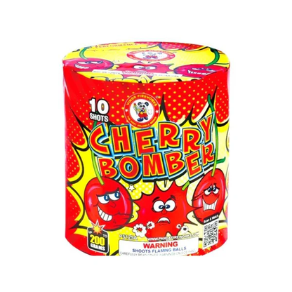 Cherry Bomber 10-Shot Standard Aerial Cake