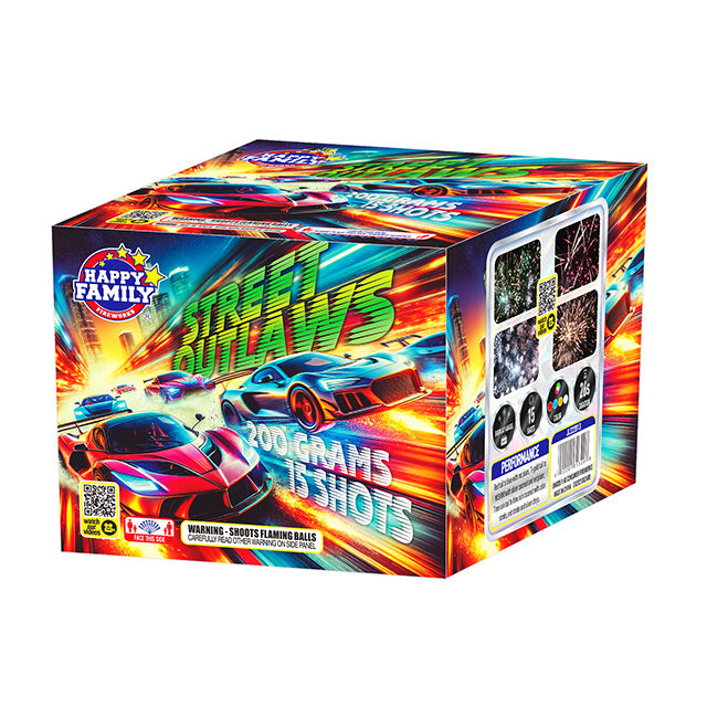 Street Outlaws 15-Shot Standard Aerial Cake