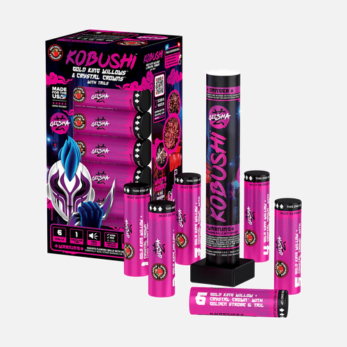 Kobushi™ 6 Shot 6-Inch XXL™ Canister Shells