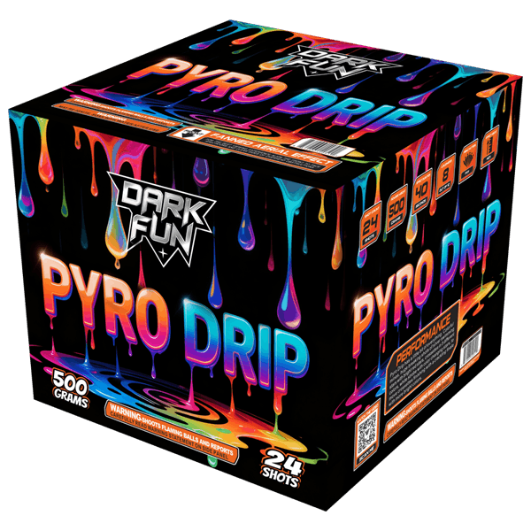 Pyro Drip 24-Shot XL Aerial Cake