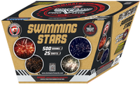 Tarta aérea XL de 25 disparos Swimming Stars