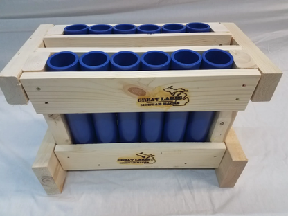 Great Lakes Mortar Racks™ 12-Shot Single Rows Fan Rack