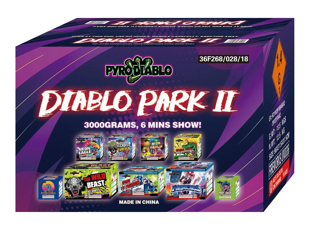 Diablo Park 2 Standard Aerial Cake Assortment