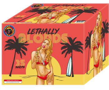 Lethally Blonde 35-Shot XL Aerial Cake