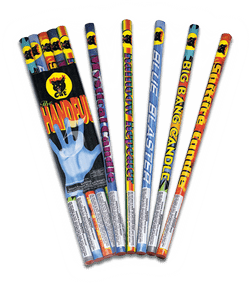 Handful 10-Shot Roman Candle (4-Pack)