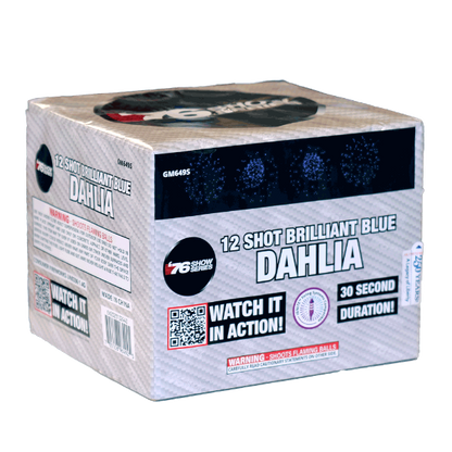 Blue Dahlia (30sec) 12-Shot XL Aerial Cake