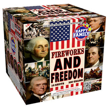 Fireworks & Freedom 10-Shot XL Aerial Cake