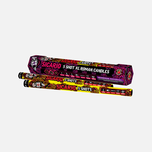 Sicario™ 5 Shot XL® Roman Candles