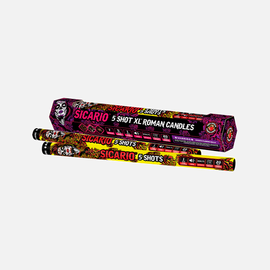 Sicario™ 5 Shot XL® Roman Candles