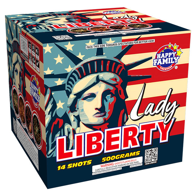 Lady Liberty 14-Shot XL Aerial Cake