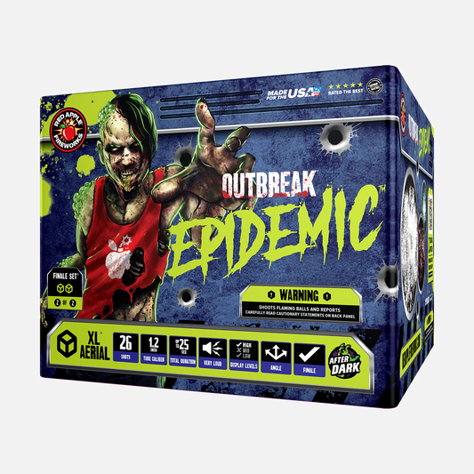 Outbreak™ 51 Disparos XL® Juego de fuegos artificiales aéreos®