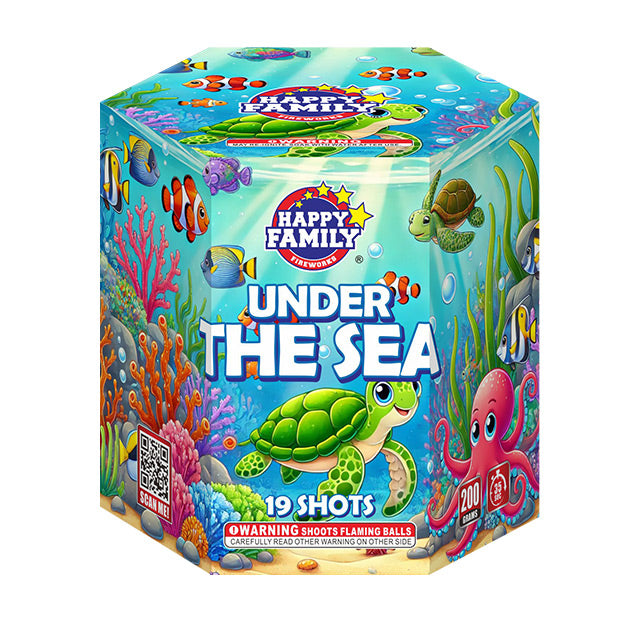 Under The Sea 19-Shot Standard Aerial Cake