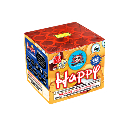 Happy 16-Shot Standard Aerial Cake