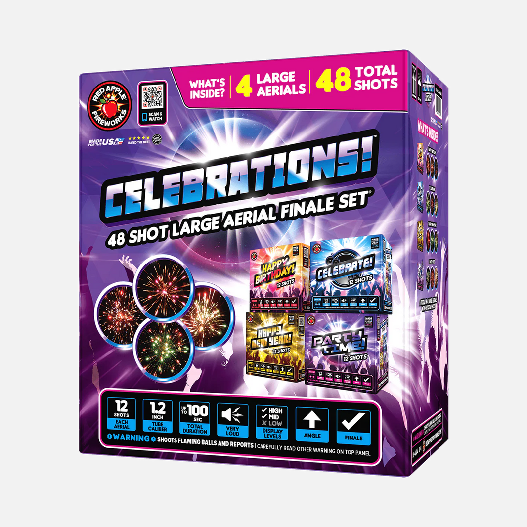 Celebrations™ Juego de final aéreo grande de 48 disparos®