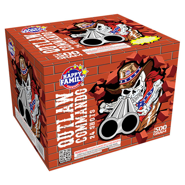 Outlaw Commando 24-Shot XL Aerial Cake