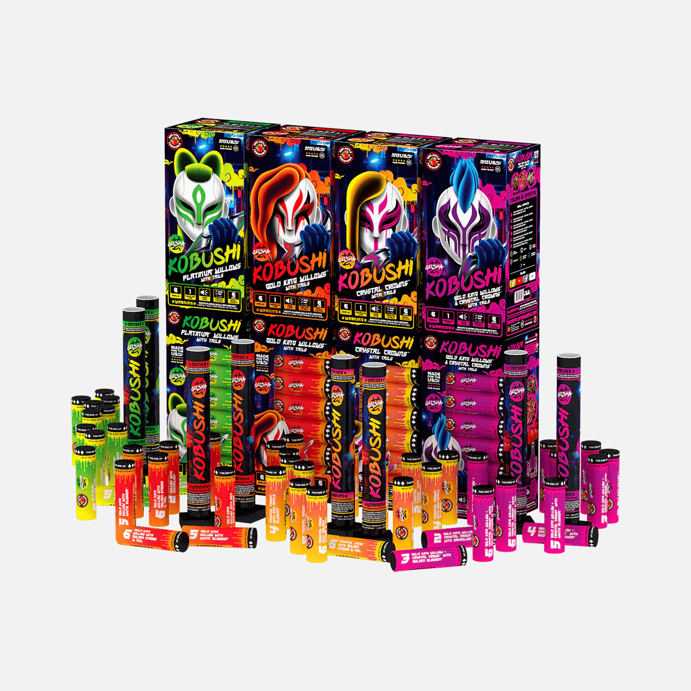 Kobushi 6-Shot 6 in. XXL Canister Shells