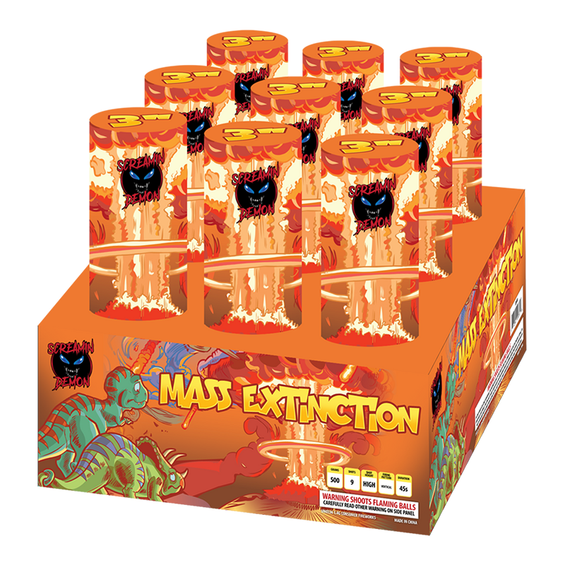 Mass Extinction 9-Shot XL Aerial Cake