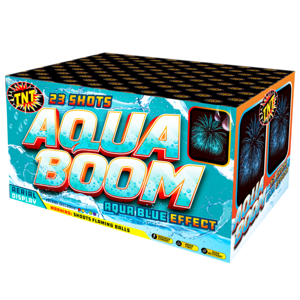 Torta aérea Aqua Boom de 23 disparos XL