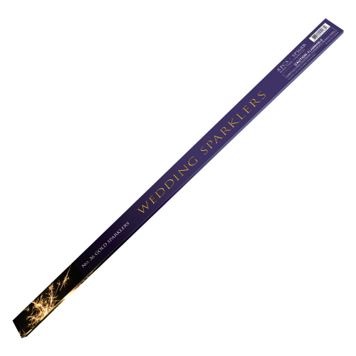 Velas de bengala prémium doradas para bodas de 91 cm (8 unidades)