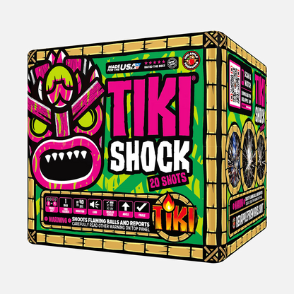 Tiki® Shock! 80 Shot Standard Aerial Finale Set®