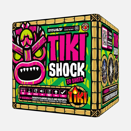 ¡Tiki® Shock! Set de Final de Aéreo Estándar de 80 Disparos®