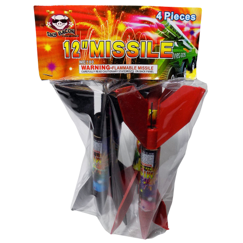 Sky Bacon Missile 12 in. (4-Pack)
