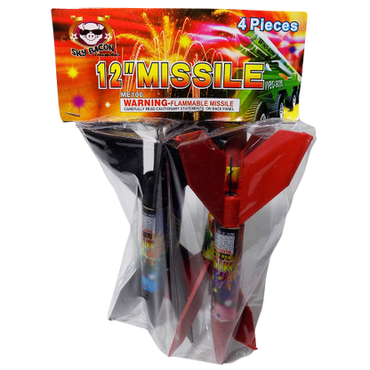 Sky Bacon Missile 12 in. (4-Pack)