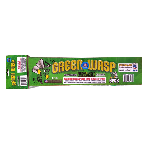 Green Wasp Flying Novelty (6-Pack)