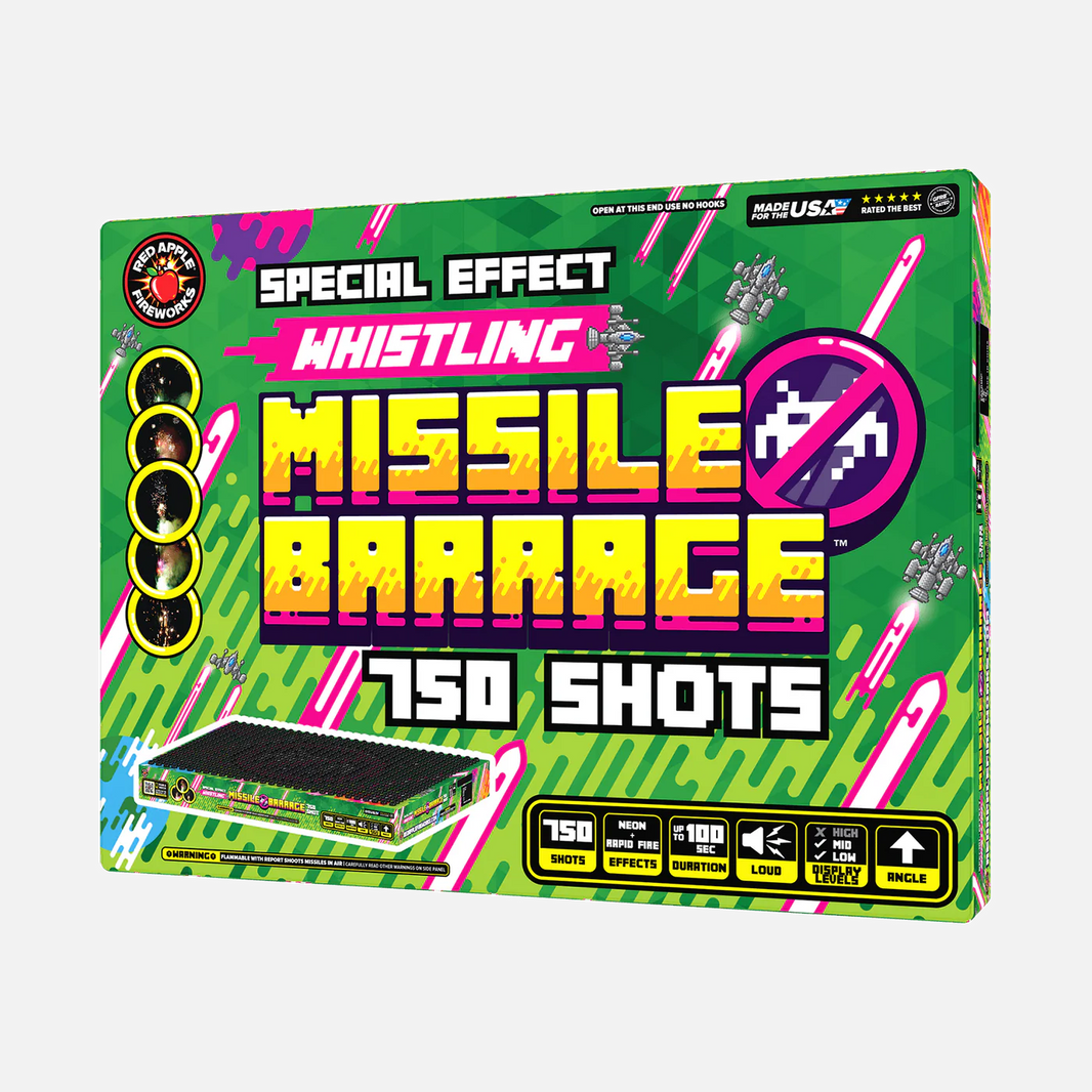 Bombardeo de Misiles de Efecto Especial 750 Disparos™