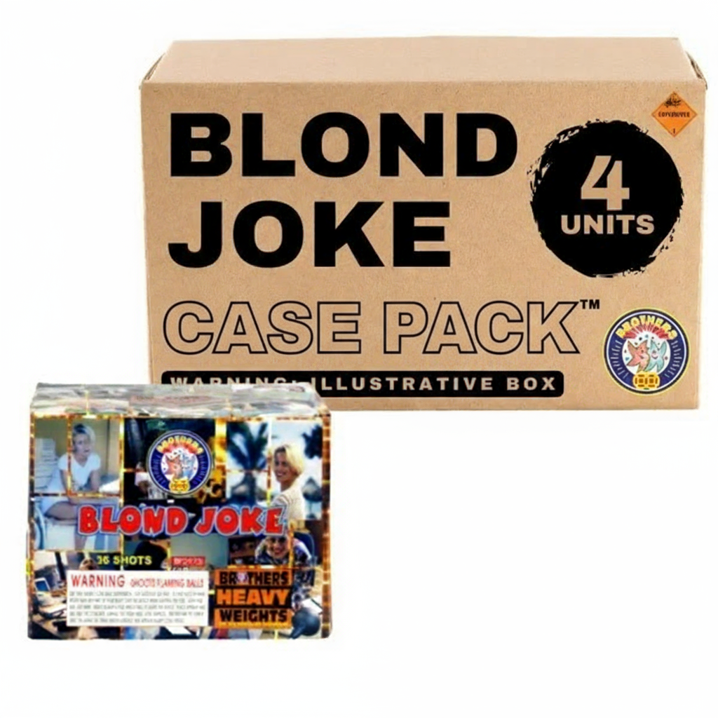 Blonde Joke 36-Shot XL Aerial Cake | Case Pack™ 4/1