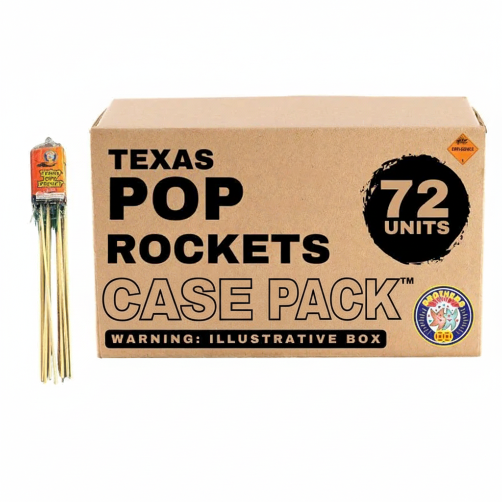 Bottle Rocket 12-Shot Standard Rocket | Case Pack™ 72/1