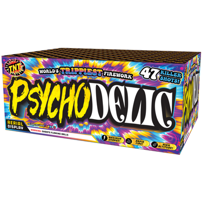 Psychodelic 47-Shot XL Aerial Cake