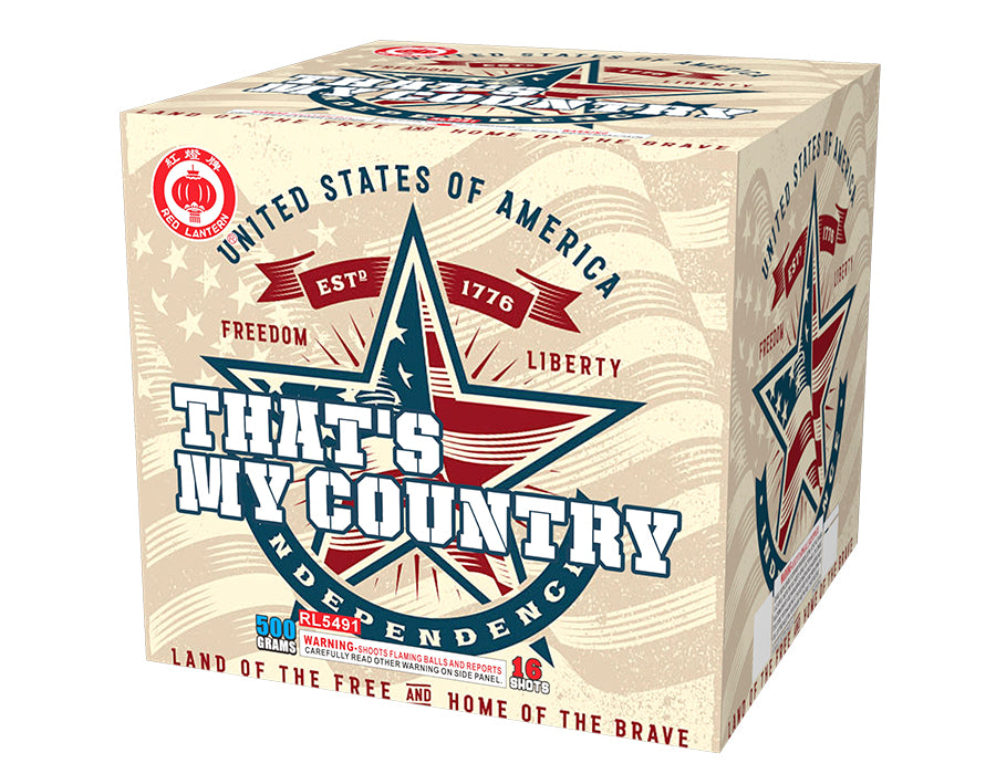 That's My Country 16-Shot XL Aerial Cake