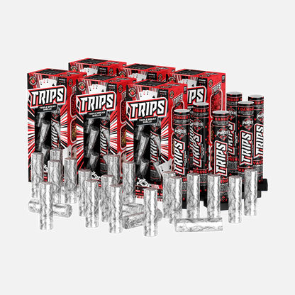 TRIPS™ cartuchos triples de 6 disparos con bolas de ruptura