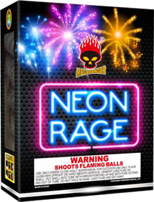 Neon Rage 12-Shot 5 in. Canister Shells