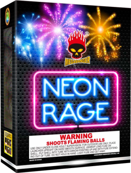 Carcasas de cartucho Neon Rage de 12 disparos y 5 pulgadas